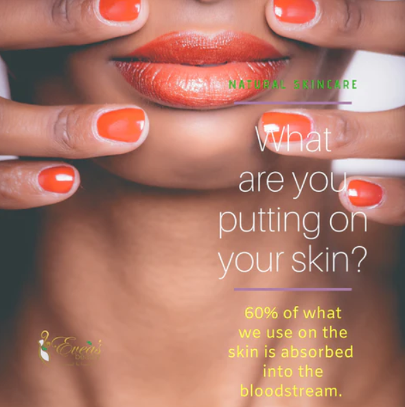 Did you know that 60% of what we put on the skin goes to the bloodstream in about 20secs?